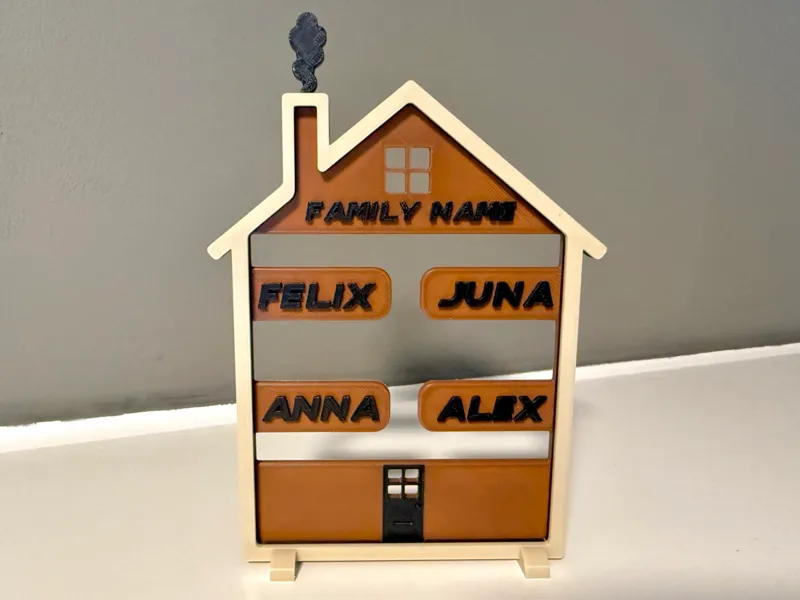 Family House (Custom Names)