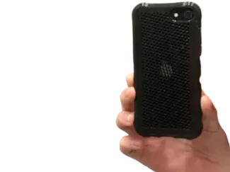 TPU iPhone SE 3rd gen phone case, infill pattern
