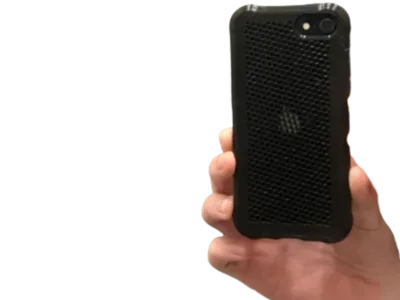 TPU iPhone SE 3rd gen phone case, infill pattern