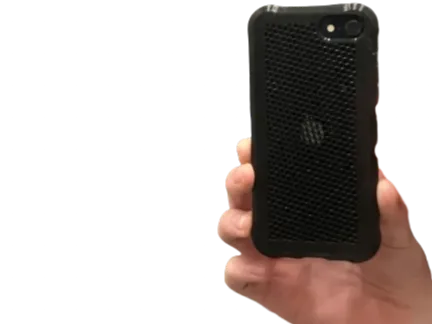 TPU iPhone SE 3rd gen phone case, infill pattern