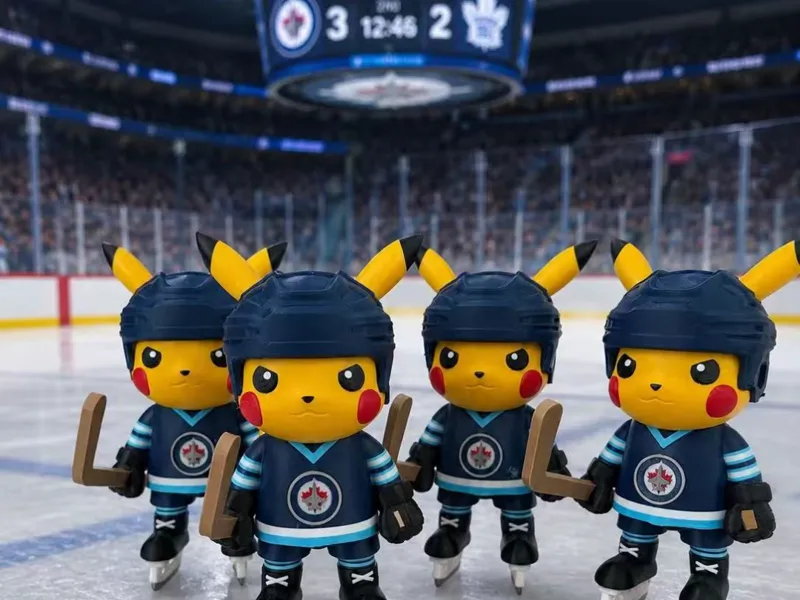 Hockey Pikachu - Winnipeg Jets