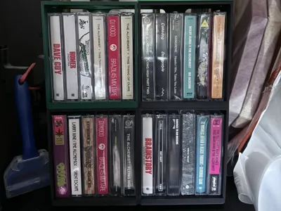 Modular Audio Cassette Storage System