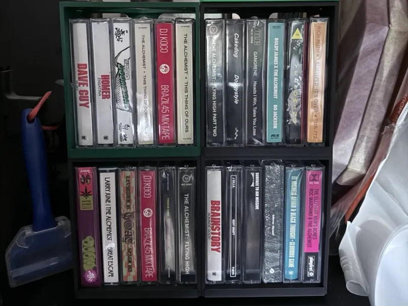 Modular Audio Cassette Storage System