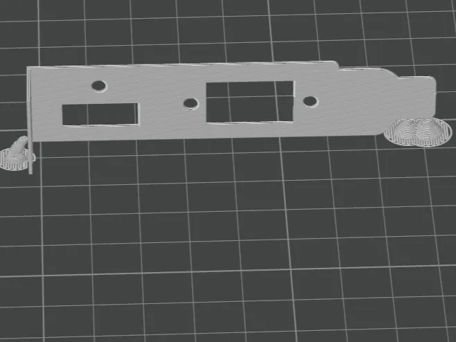 半高显卡挡板PCI Low profile bracket