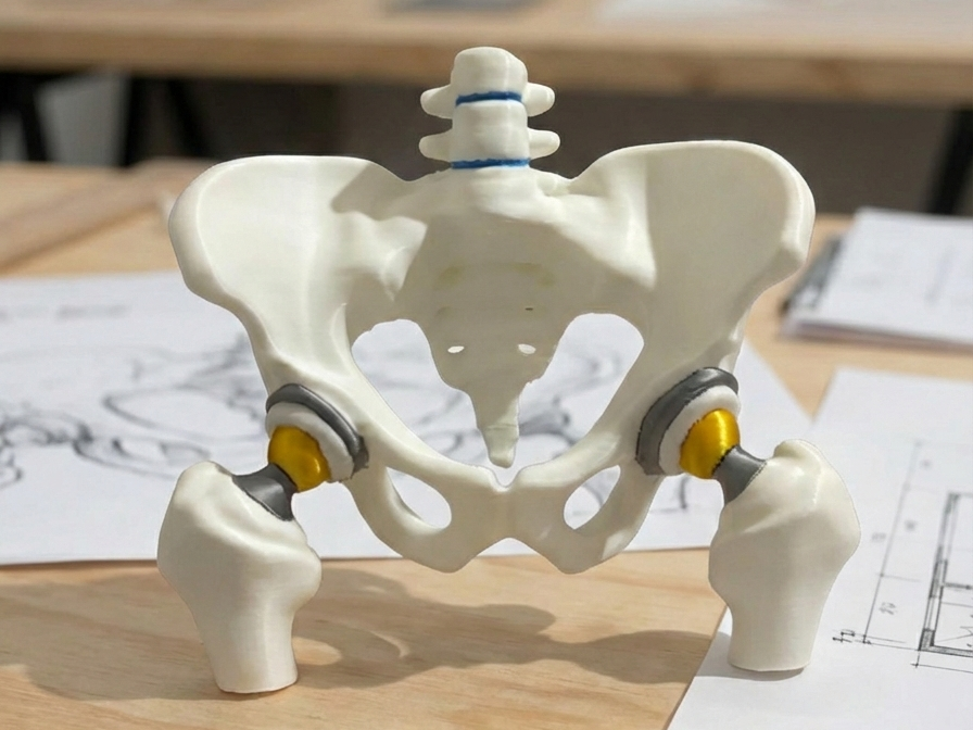 Miniatura 2 do modelo 3D Bilateral Hip Prosthesis