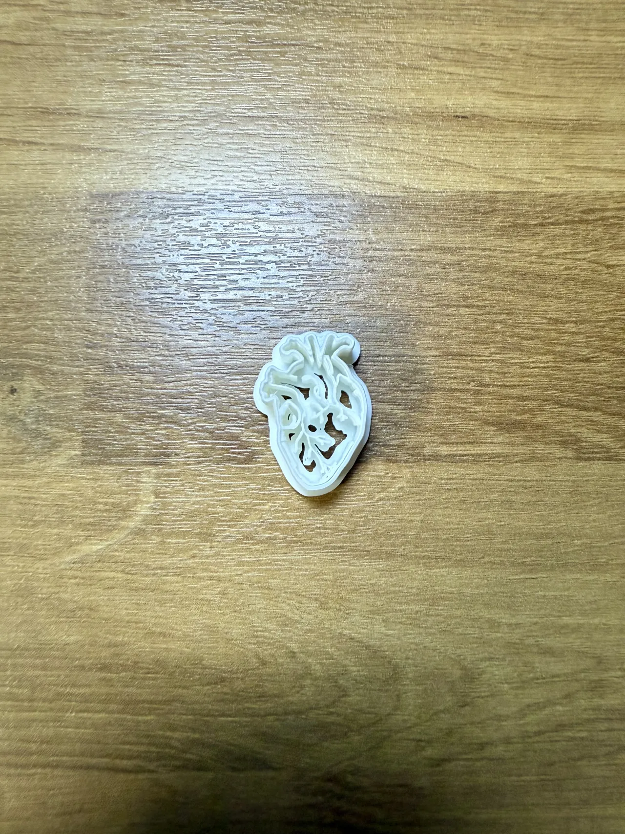 Anatomical Heart Clay Cutter Polymer Clay Earrings view 2