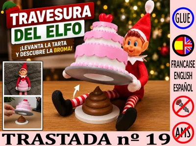 Elf on the Shelf – Daily Prank #19–Surprise Cake
