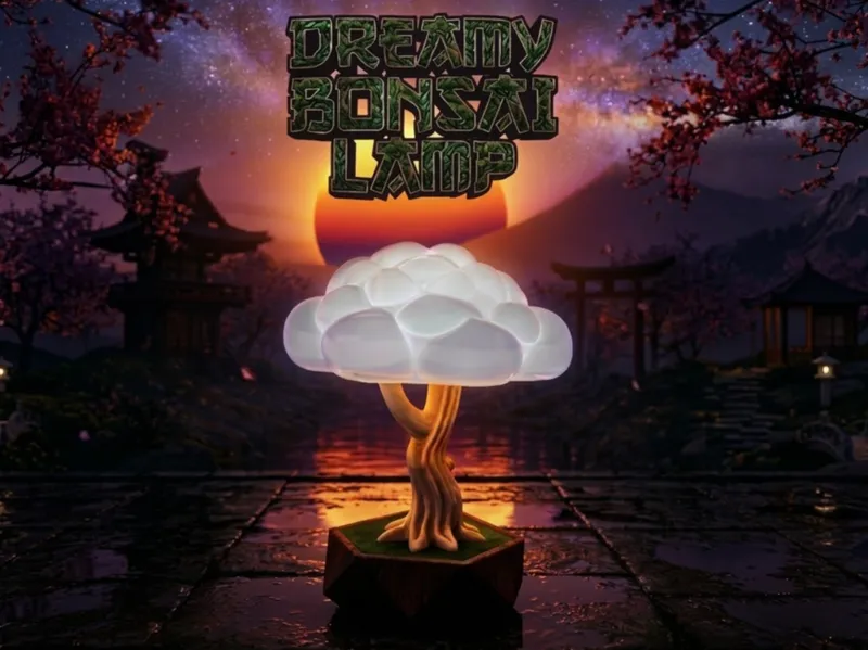 Dreamy Bonsai Tree Cloud Lamp