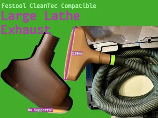 230mm Large Lathe Exhaust - Festool CleanTec