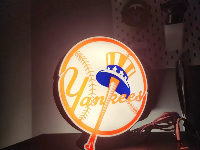 New York Yankees LED Lightbox – Baseball Team