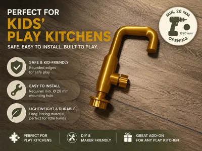Kids' Play Kitchen Faucet