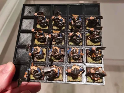 20mm to 25mm Movement Trays for Old World Bases