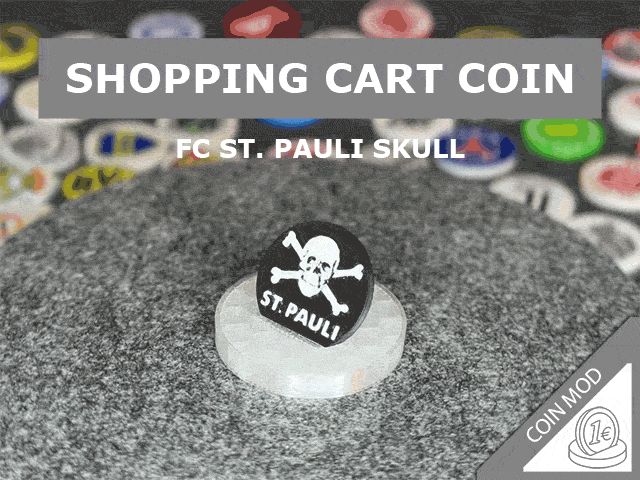Shopping Cart Coin – FC St. Pauli Skull