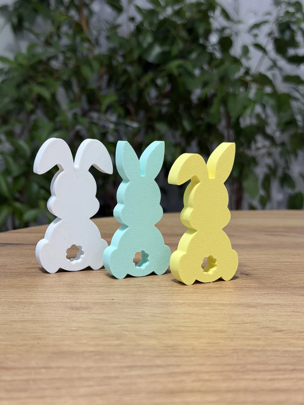 Easter Bunny Trio decorative set - Free 3D Print Model - MakerWorld