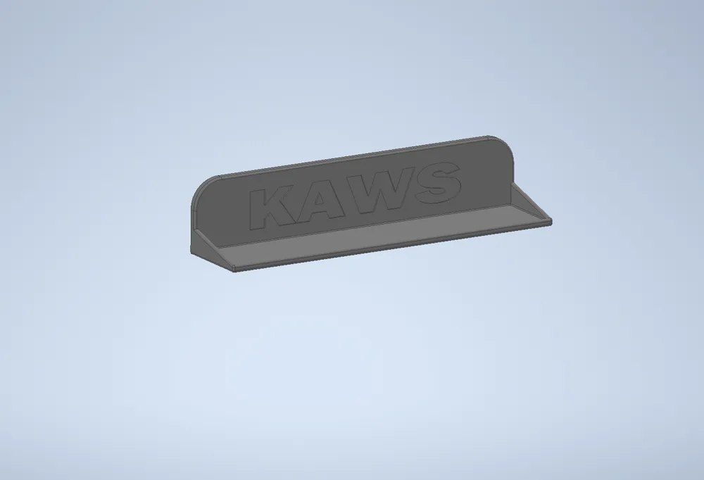KAWS Magnetic Shelf - Free 3D Print Model - MakerWorld