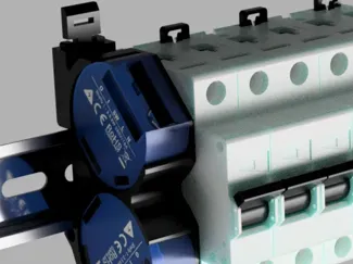 Dual Shelly 1 Mount for DIN Rail