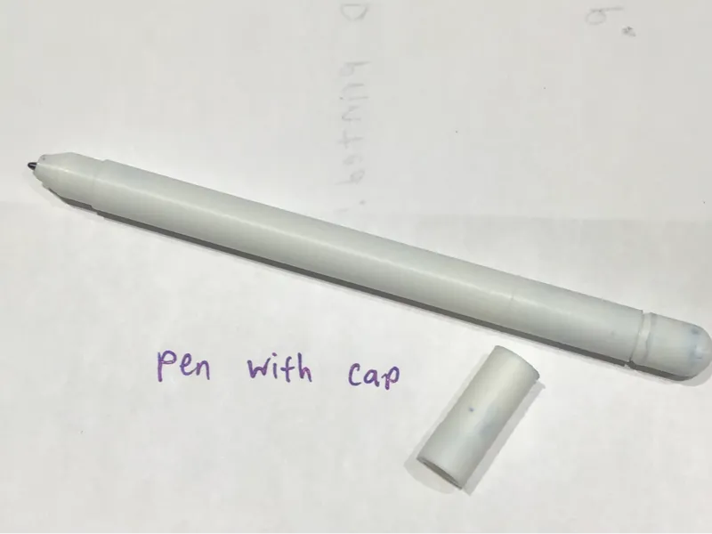 Simple Minimalistic Pen With Cap.