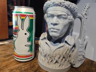 Jimi Hendrix Tall Beer Can Holder