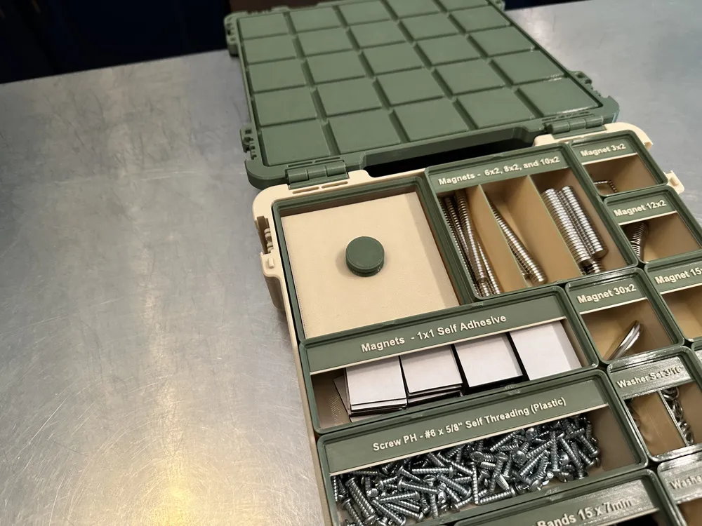 Gridfinity Box for 608 Bearings - Free 3D Print Model - MakerWorld
