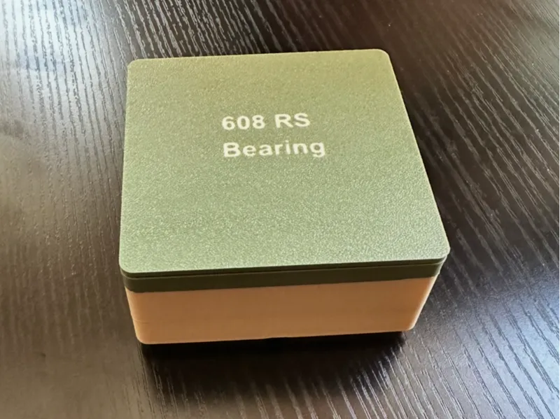 Gridfinity Box for 608 Bearings