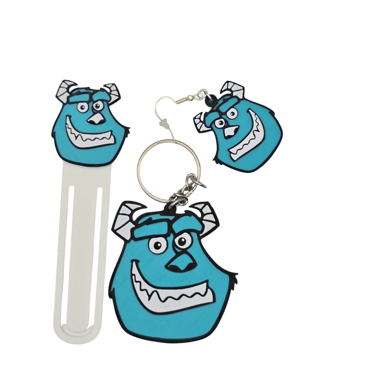 Monster Inc Keychains, Earrings, and Bookmarks view 2