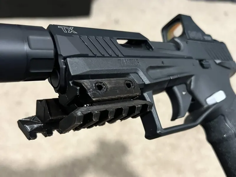 45 Degree Double Picatinny Rail mount Same height