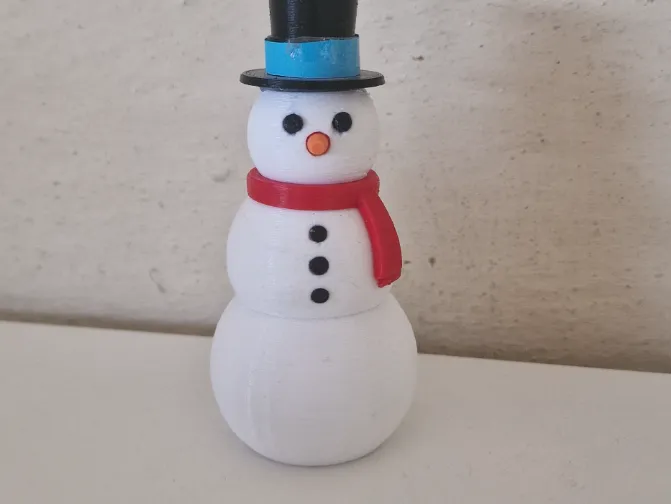 Articulated snowman - Free 3D Print Model - MakerWorld
