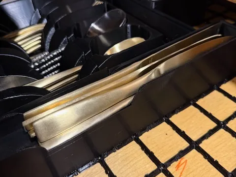 Gridfinity long knife holder