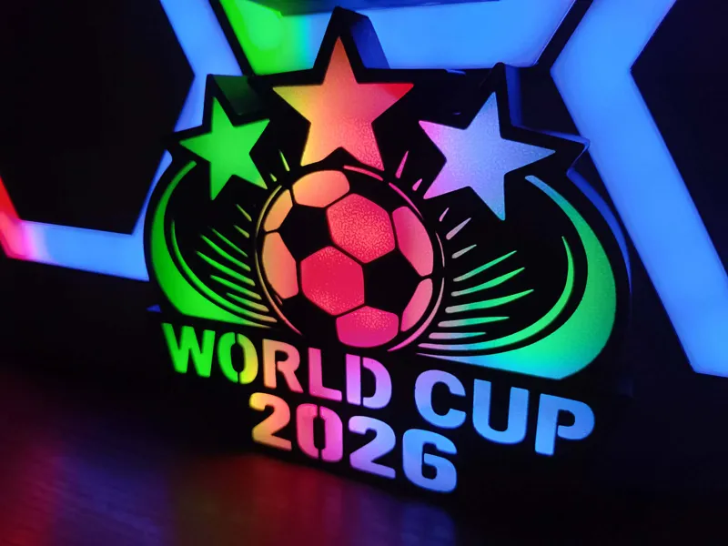 LED Light Decor – World Cup 2026 (Soccer Theme)