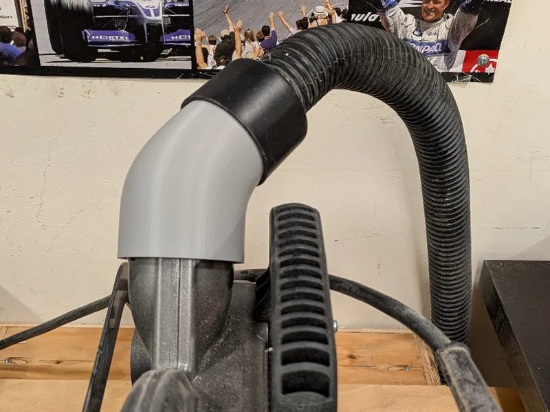 Metabo C10FCGS miter saw hose adapter