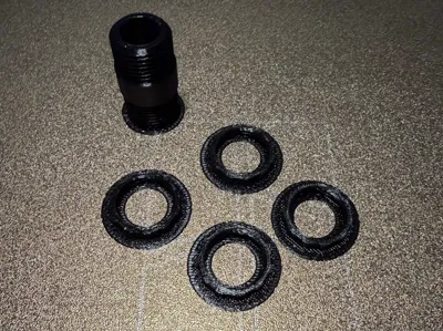 1/2" NPT Pipe Nipple and Locknuts