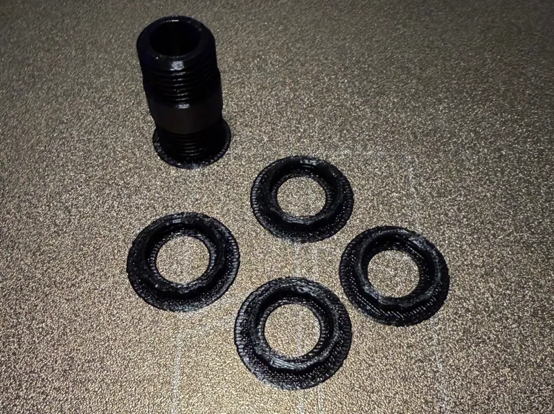 1/2" NPT Pipe Nipple and Locknuts