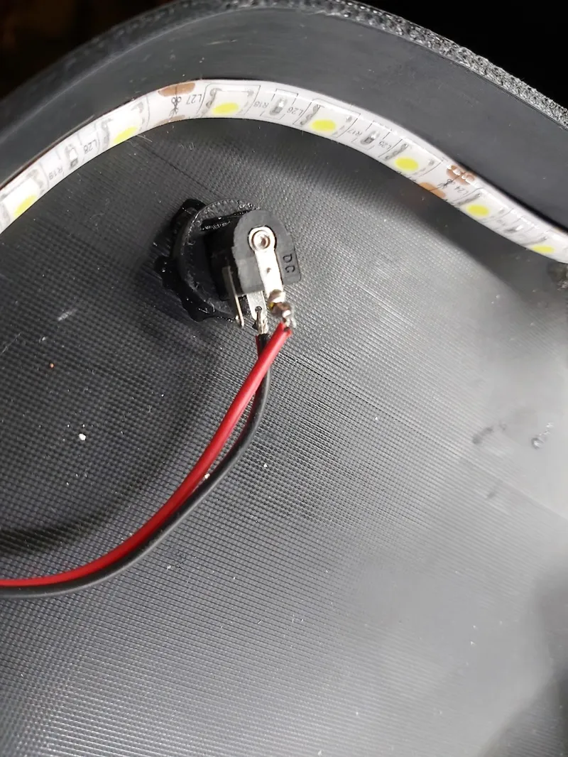 Harley Davidson logo lamp - DC Socket 5.5/2.1mm