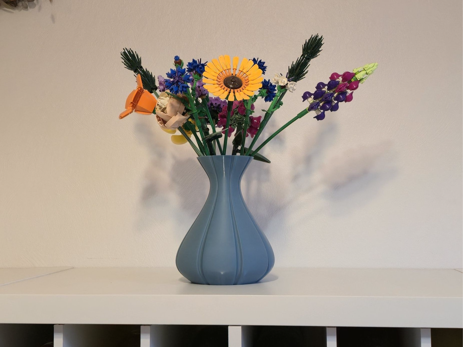 Vase for brick flowers