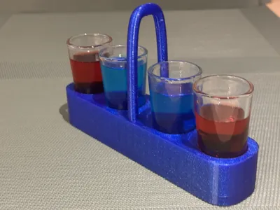 Shot Glass Carrier & Display (fits IKEA FIGURERA)