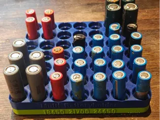 Multi Lithium Cell Holder 18650 21700 26650