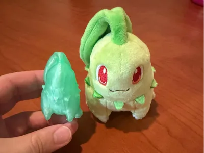 Pokemon Chikorita Plush 3D Scan