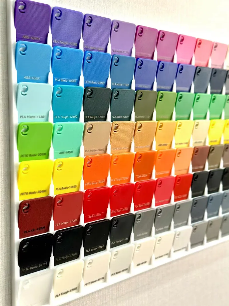 Filament Sample Swatches showcase