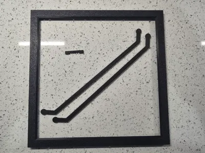 Hueforge Frame - Faster & lower material 200x200