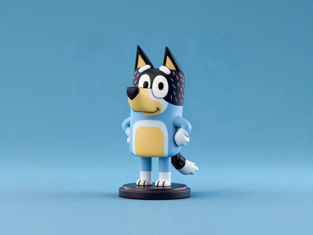Bluey - Disney animated movie merchandise figure - children's coloring ...