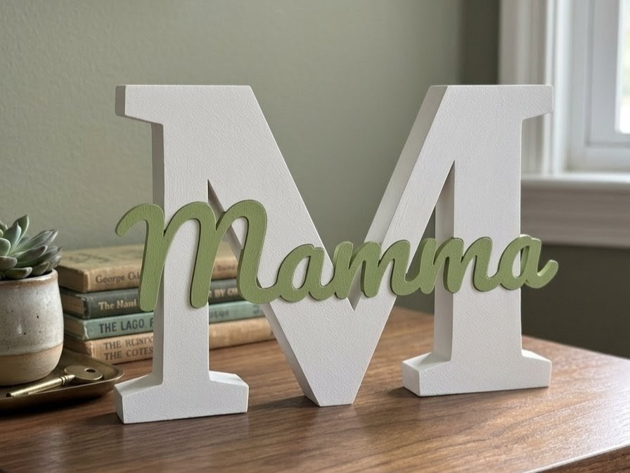Mama Monogram Decor – No AMS Needed