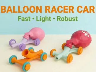 Ballon car racer - light and robust