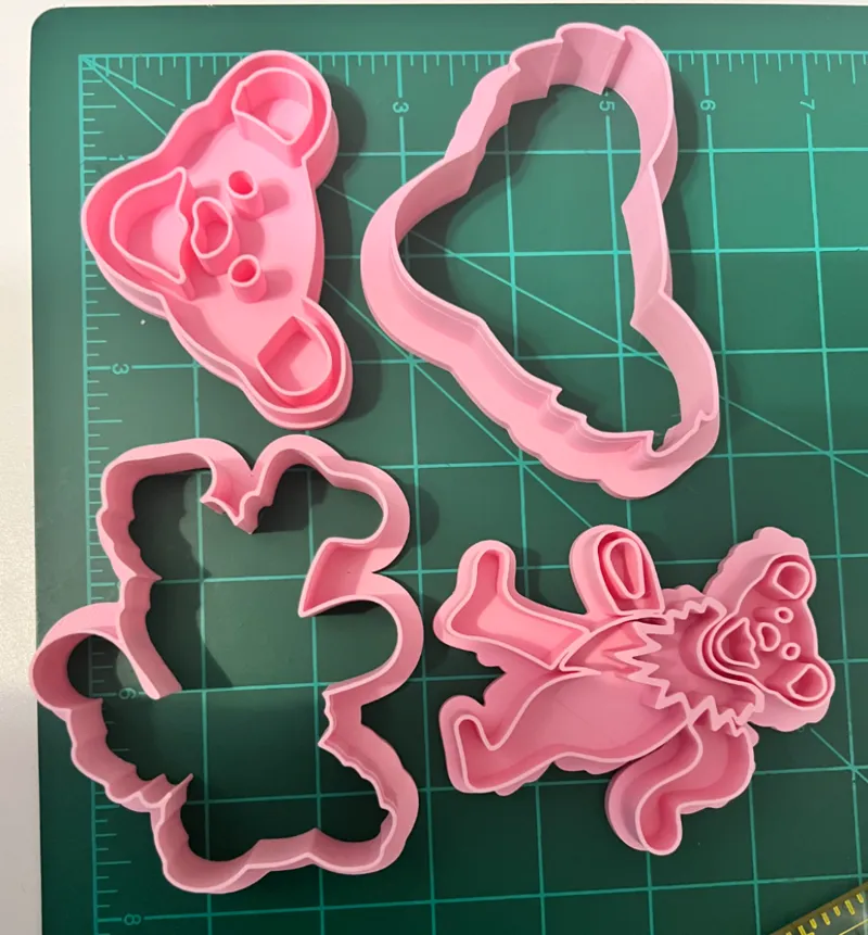 Grateful Dead Bear Cookie Cutter