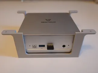 Minimal Under-Desk Mount for Mini PCs