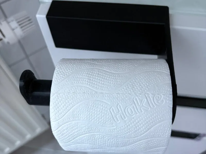 Klopapierhalter an Schublade 20mm