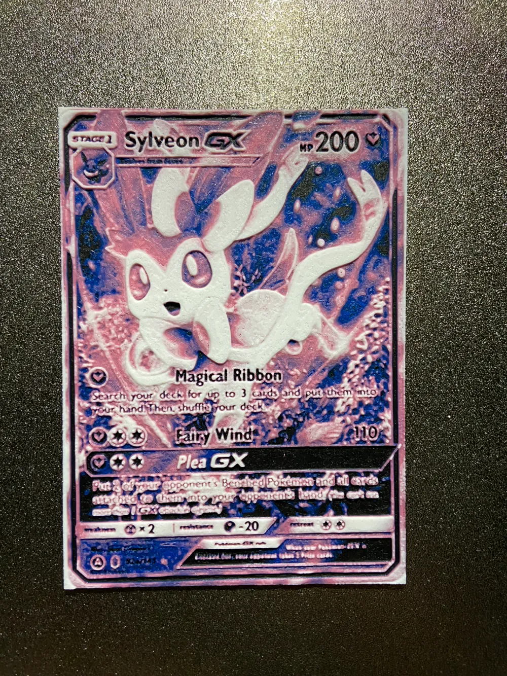 sylveon shiny pokemon card 212/187}Sylveon ex