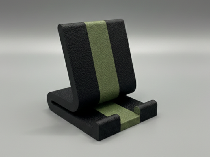 Minimalist Phone Stand - Racing Stripe Edition