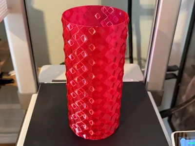 Parametric Diamond Faceted Vase