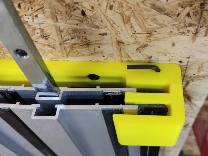Wall mount for Einhell guidance for tracksaw
