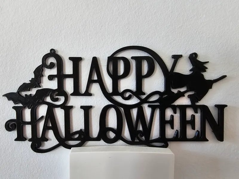 happy halloween hanging decor wall door window